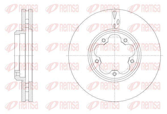 REMSA 62547.10 Brake Disc for FORD gallery
