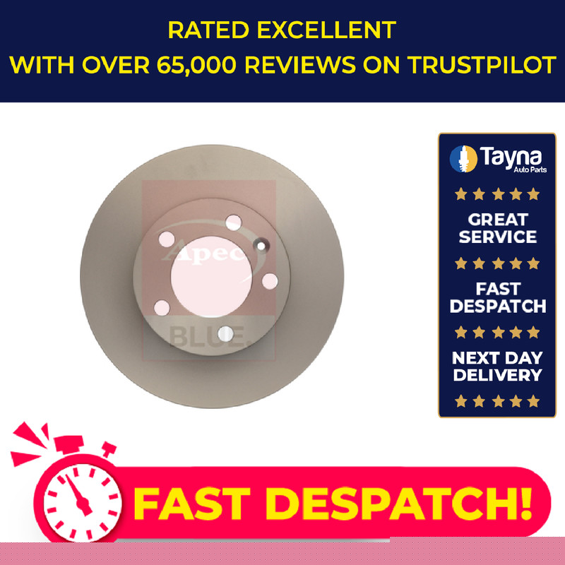 2x Brake Discs Pair Vented fits RENAULT MASTER Mk3 2.3D Front 2010 on 302mm Set