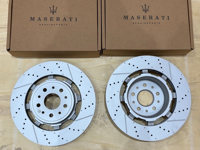 OEM 2008-2020 Maserati GranTurismo Gran Turismo Gt front rear brake pads rotors gallery
