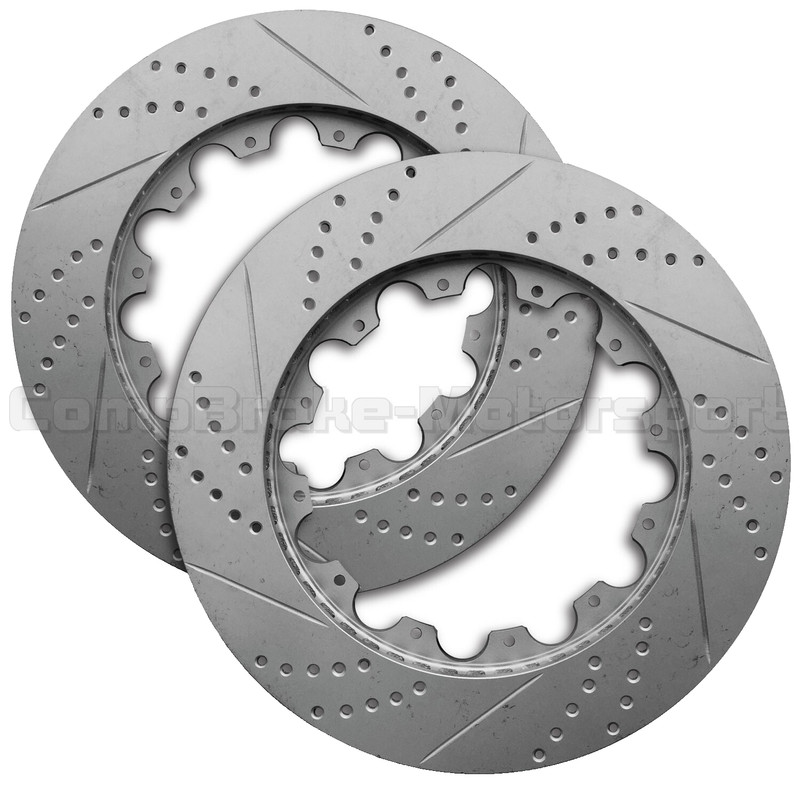 VENTED BRAKE DISCS / ROTOR 304MM X 28MM 12 BOLT (50MM PAD) 7″ PCD – PAIR CMB0088