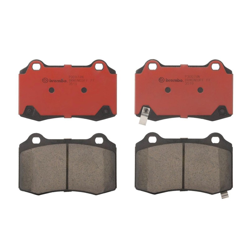 Brembo OEM Rear Ceramic Brake Pads Kit For 2010-2016 Hyundai Genesis Coupe gallery