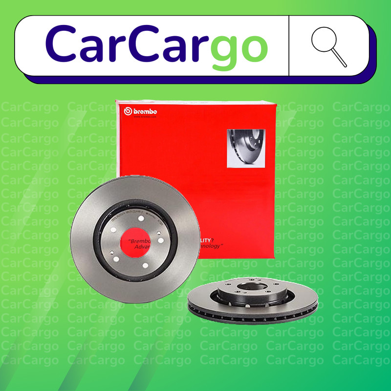 Brembo Vented Front Brake Discs Pair Outlander Plug-in Hybrid 2017-2021 294 mm