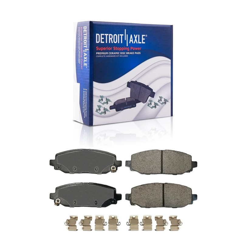 342mm Rear Drilled Disc Brake Rotors Brake Pads for 2018 - 2023 Jeep Wrangler gallery