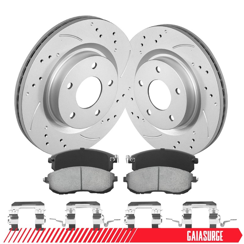 Front Brake Rotors + Brake Pads for Nissan Altima 2007 2008 2009 2010-2013