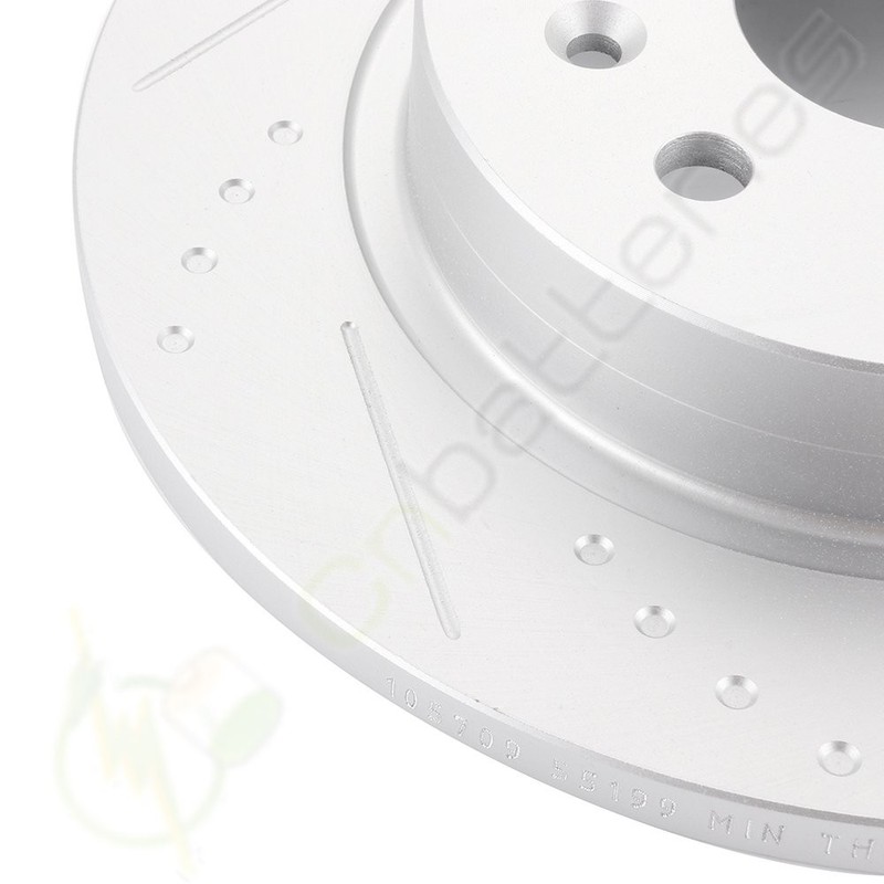 Front And Rear Slotted Brake Discs Rotors For Chevrolet Cruze 2011 2012 2013 gallery