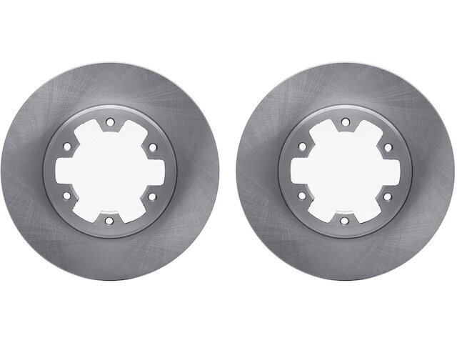 For 1986-1994 Nissan D21 Brake Rotor Set Front Dynamic Friction 18346TSRW 1987