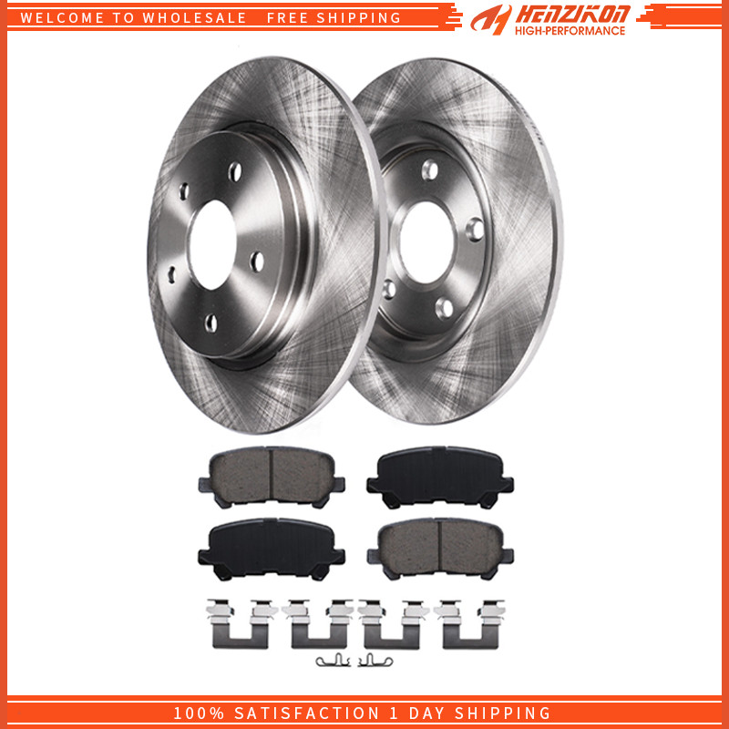 REAR Disc Brake Rotors Brake Pads for Honda Pilot Odyssey Acura MDX ZDX