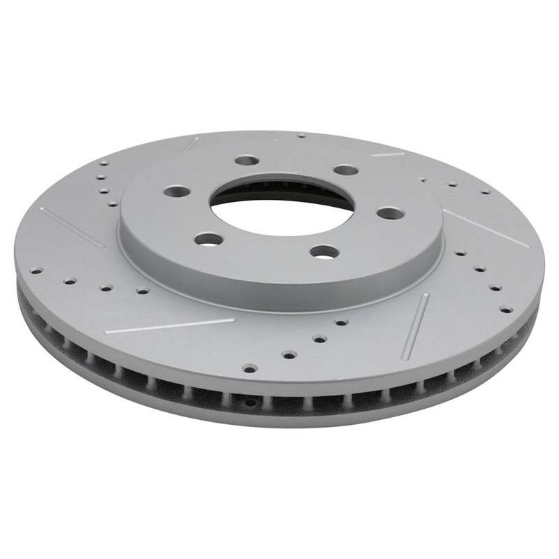 Front Ceramic Brake Pad Performance Cross Rotor Wheel Hubs Kit w/Chemicals gallery