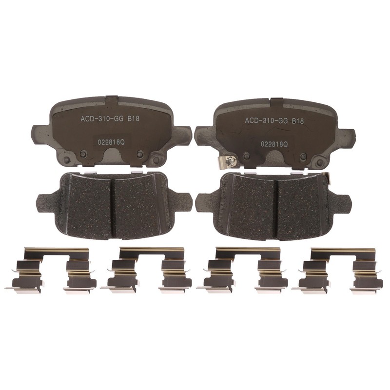 ACDelco Disc Brake Pads and Rotors Kit Front Rear For 2016 Chevrolet Malibu gallery