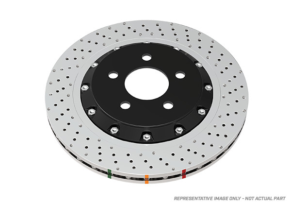 DBA for 2020+ Chevrolet Corvette C8 Z51 Front 2-Piece Crossdrilled 5000 Series