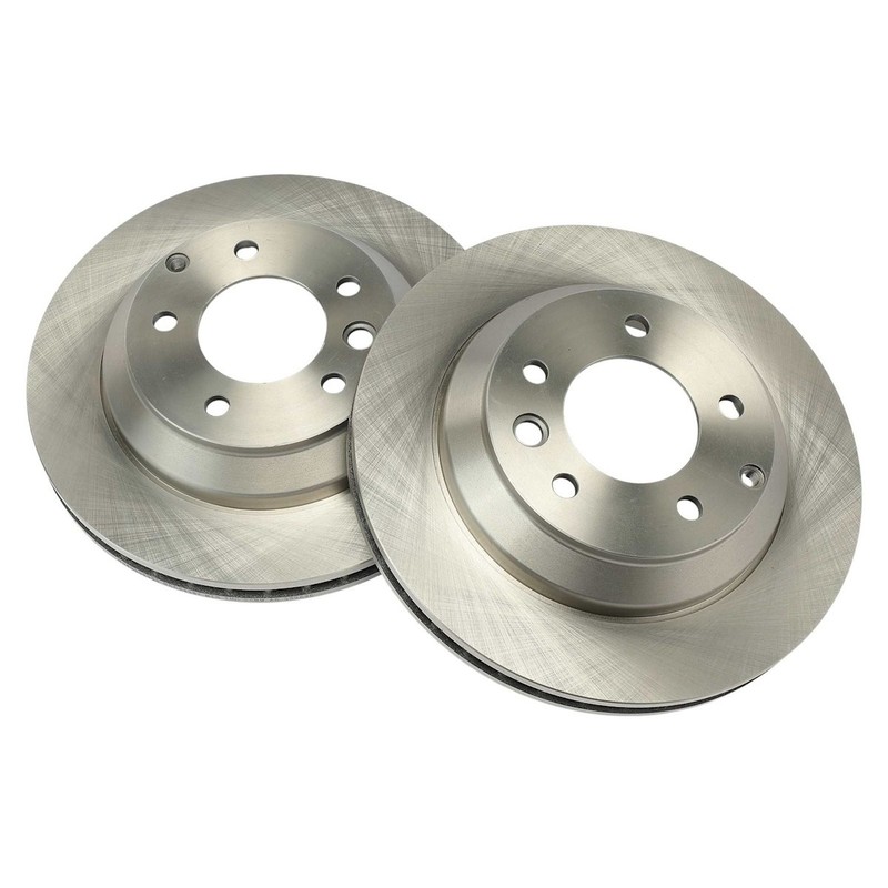 Brake Discs 2-Wheel Set Rear for VW Porsche Cayenne Volkswagen Touareg Audi Q7