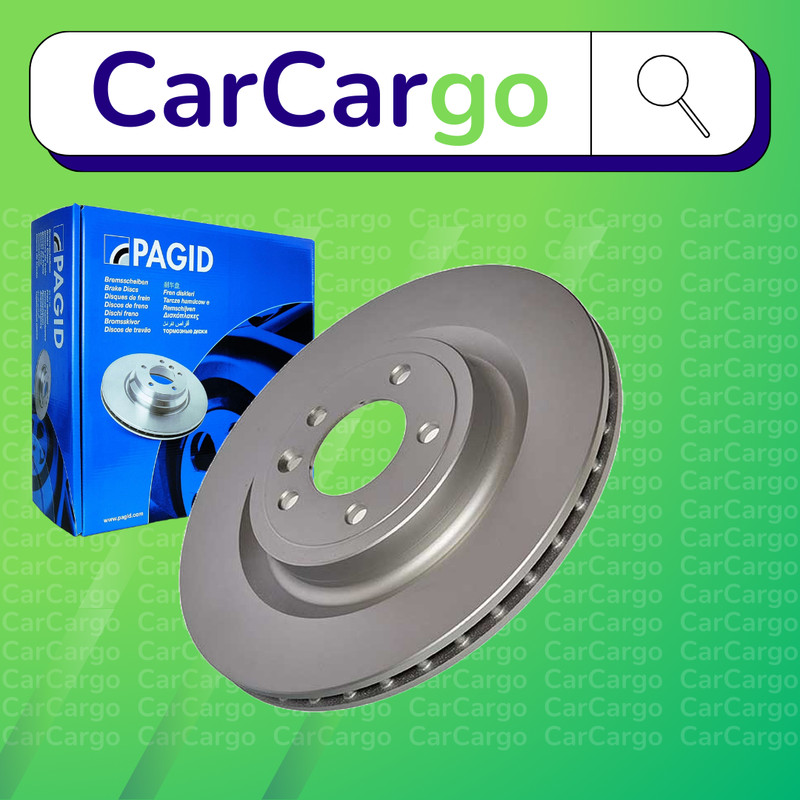 Pagid Vented Rear Brake Discs Pair For Range Rover 3.0 SDV6 4×4 2012-2024 350 mm