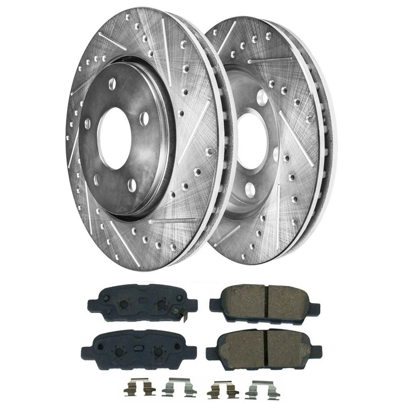 Brake Rotors & Ceramic Pads Disc Brake Rotors Set