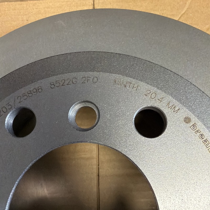 OEM Brembo 09.9573.11 Front Brake Rotor BMW X3 E83 2.0i Single Disc gallery