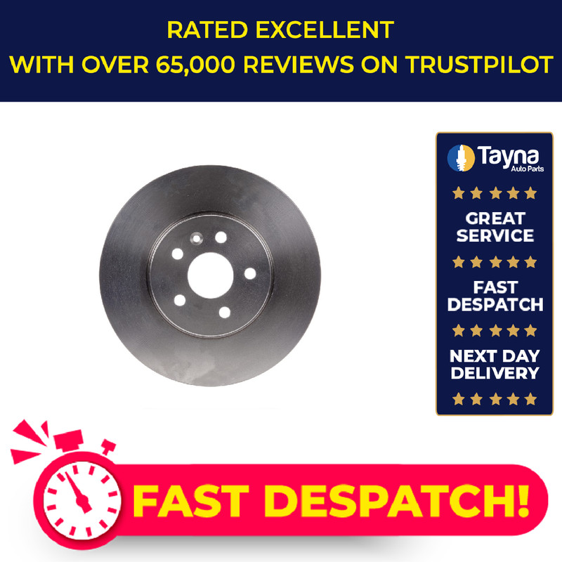 2x Brake Discs Pair Vented fits OPEL MOKKA X J13 1.6D Front 18 to 20 D16DTH Set