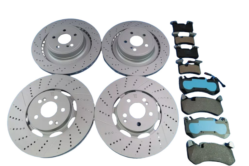 6*for Mercedes G63 Amg front & rear brake pads and rotors 0004201303