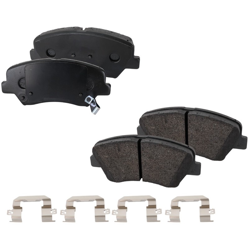 Front Brake Disc Rotors and Pads Kit for Hyundai Veloster Kia Forte5 Forte 17-18 gallery