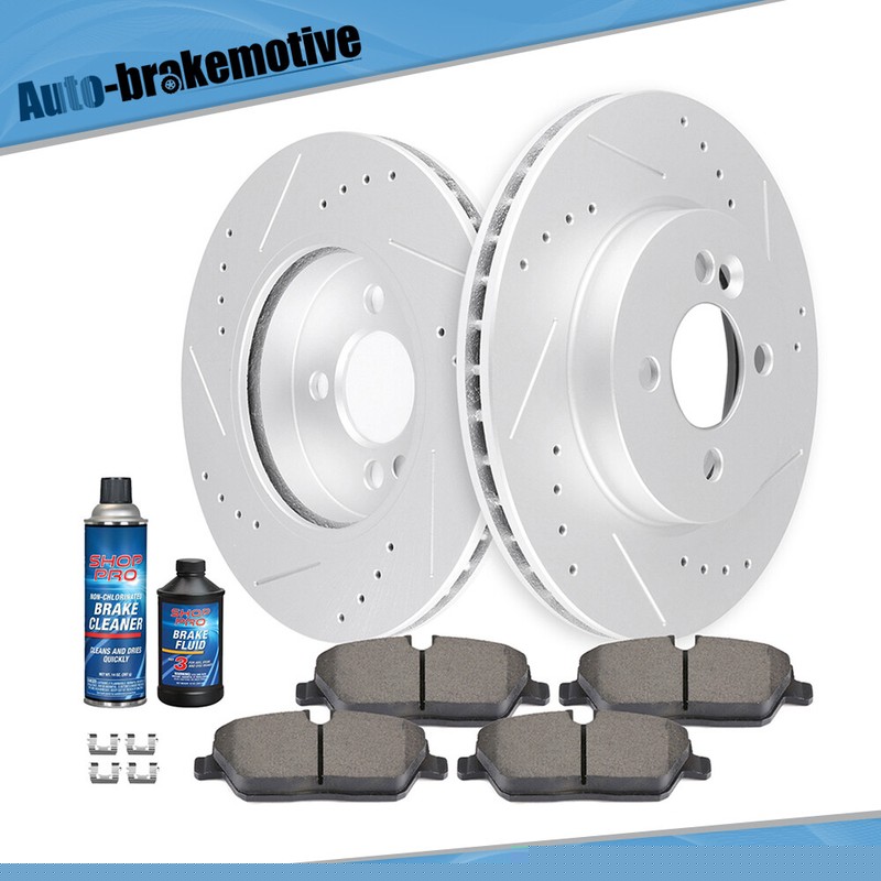 FRONT BRAKE ROTORS AND CERAMIC PADS UNIVERSAL FOR 2007-2015 MINI COOPER