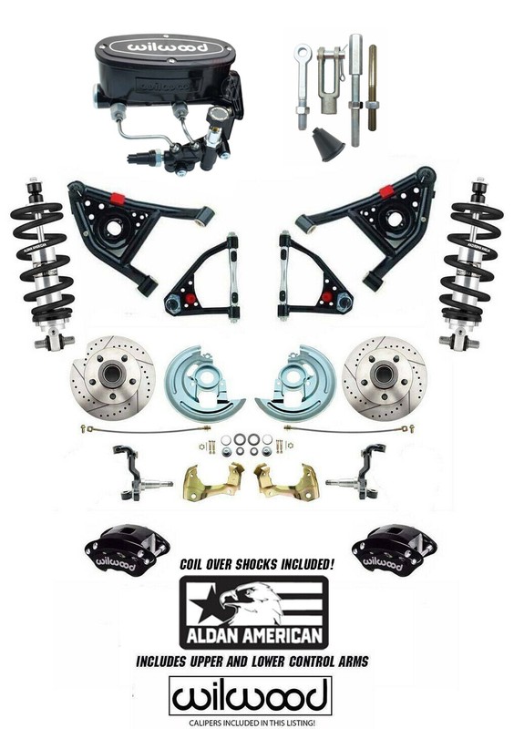 1967-69 Camaro 1968-1674 NOVA Manual Wilwood Calipers & Suspension Coil Overs