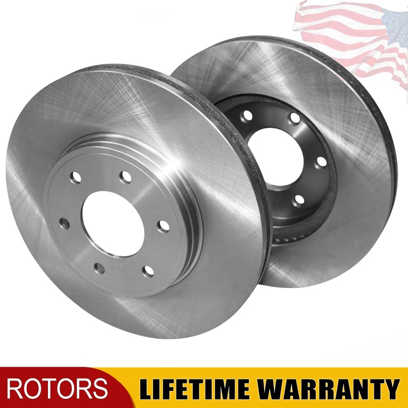 2pcs Front Disc Brake Rotors for Chevrolet Trailblazer 2006-2009 6.0L Saab 9-7x