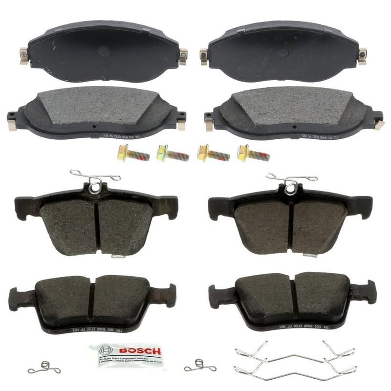 Bosch OEM Front & Rear Ceramic Brake Pads Kit For 2021-2025 Volkswagen Jetta