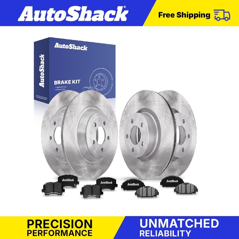 Front Rear Brake Rotors Ceramic Pads for Ford, Mustang 2015-2018, 2020