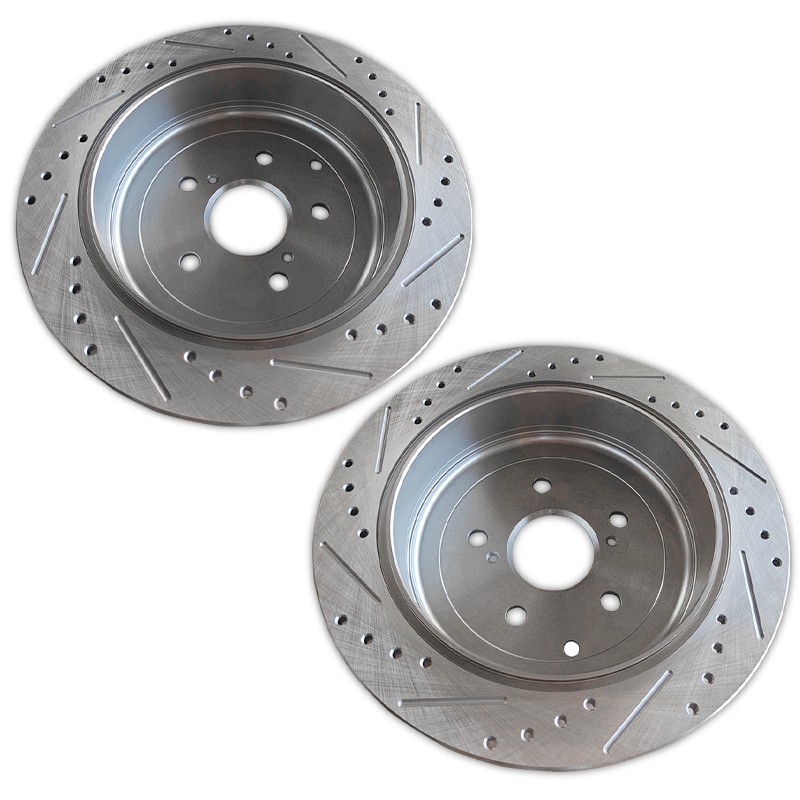 309mm Rear Drilled Brake Rotors Fit Toyota Highlander Sienna/Lexus RX350 RX450h gallery