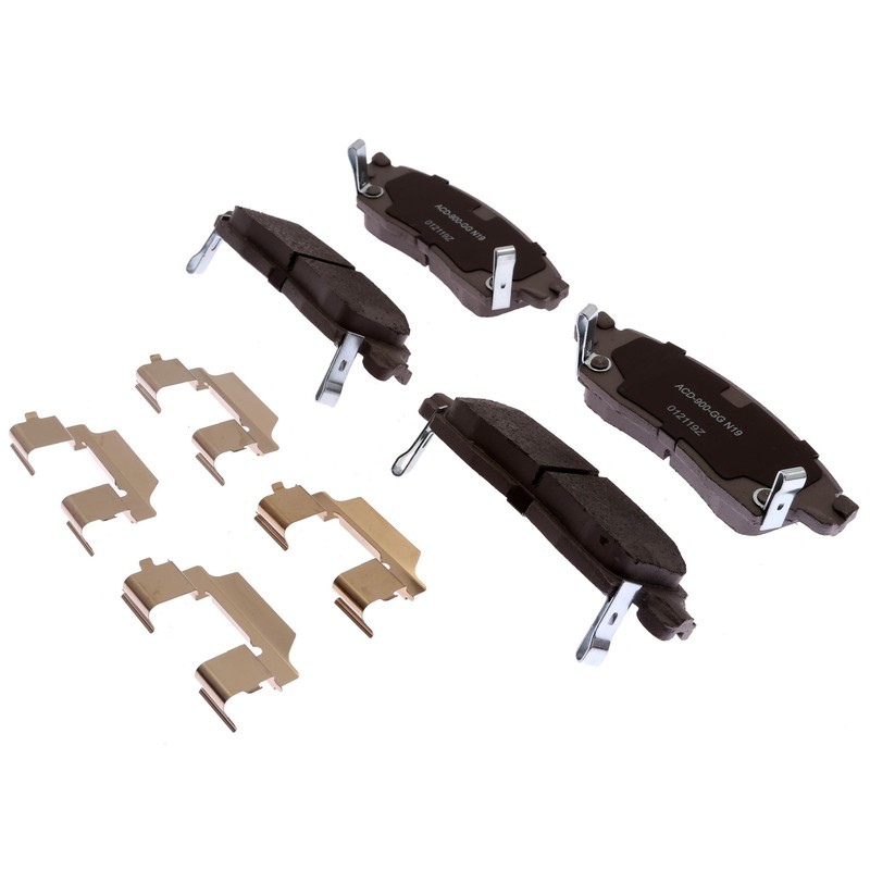 ACDelco Disc Brake Pads and Rotors Kit Front Rear For 02-06 GMC Envoy XL gallery
