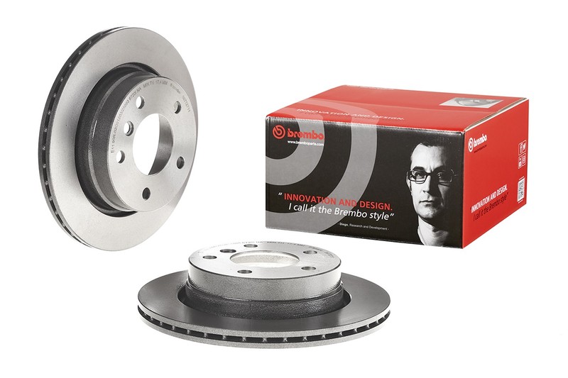 Brembo Rear Left or Right Brake Disc Rotor UV Coated Solid 272mm For BMW E36 E46