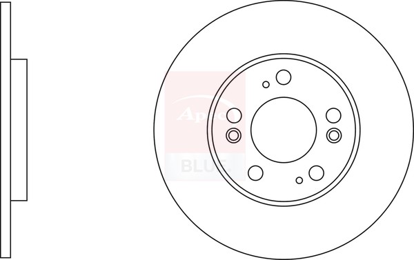 2x Brake Discs Pair Solid fits HONDA CIVIC FK1 1.4 Rear 12 to 16 L13Z4 276mm Set gallery