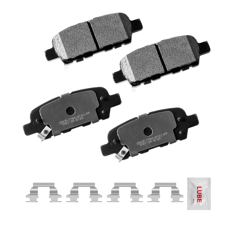 Front &Rear Drilled Disc Rotors +Brake Pads For 2013 2014-2019 Nissan Pathfinder gallery
