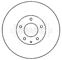Fits Mazda RX-8 2003-2008 1.3 Baxter Rear 1x Brake Disc F15126251A gallery