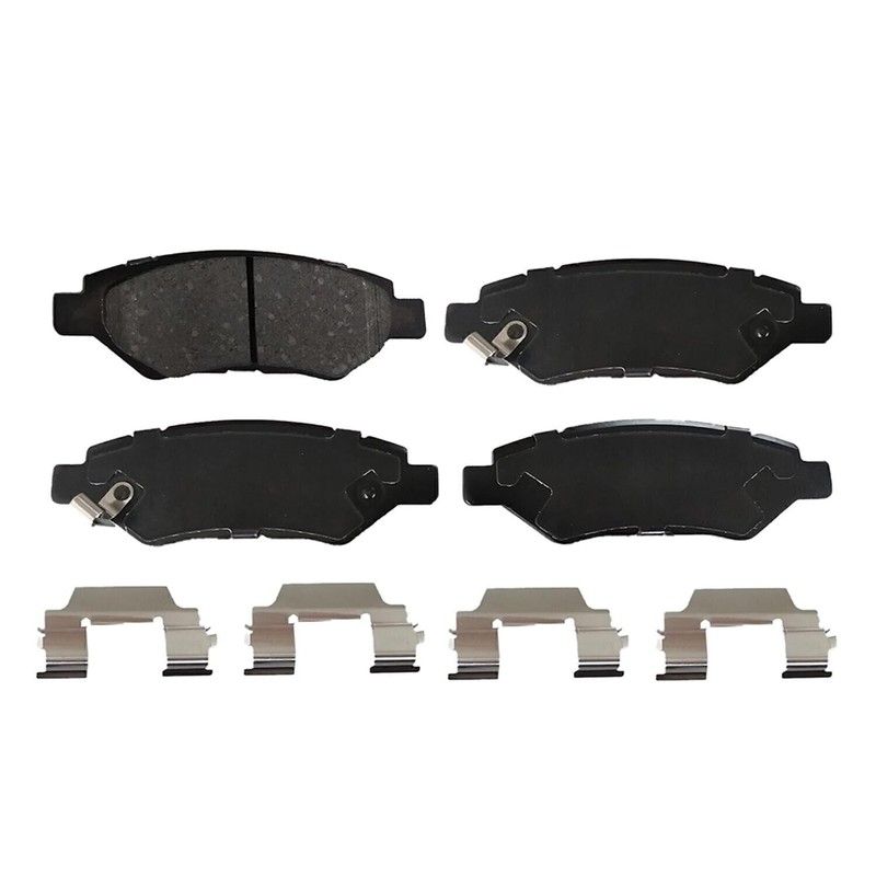 Rear Disc Brake Rotors +Ceramic Brake Pads for Cadillac CTS Chevrolet Camaro gallery