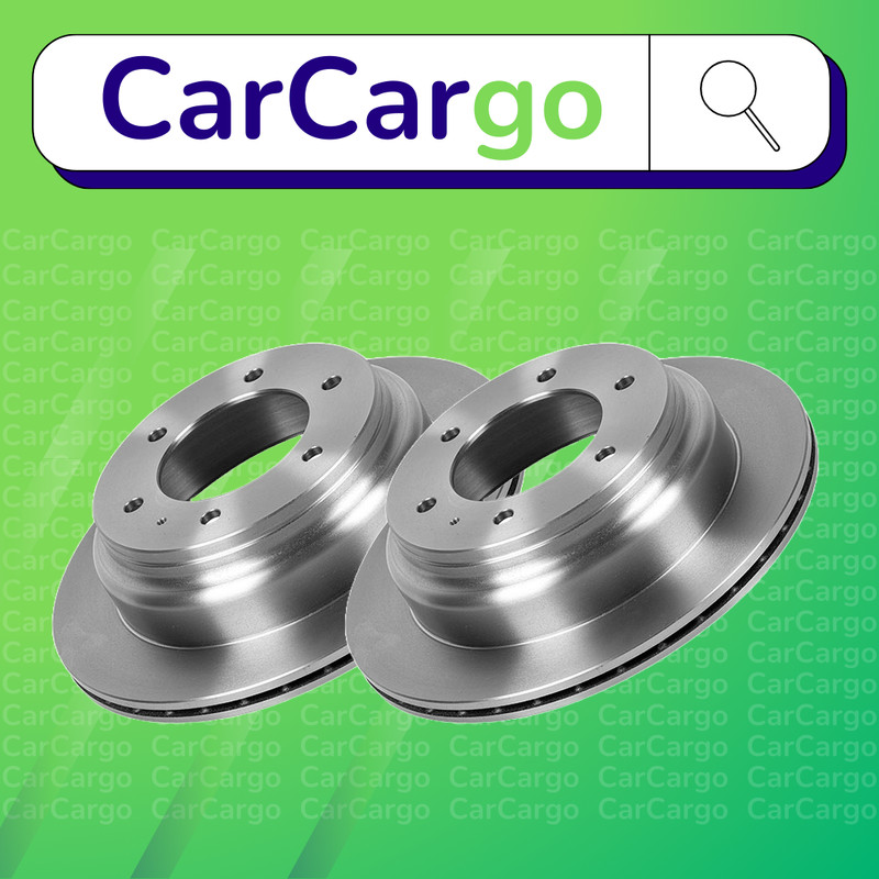Premium Vented Rear Brake Discs Vauxhall Frontera 2.8 TD 1995-1996 313 mm