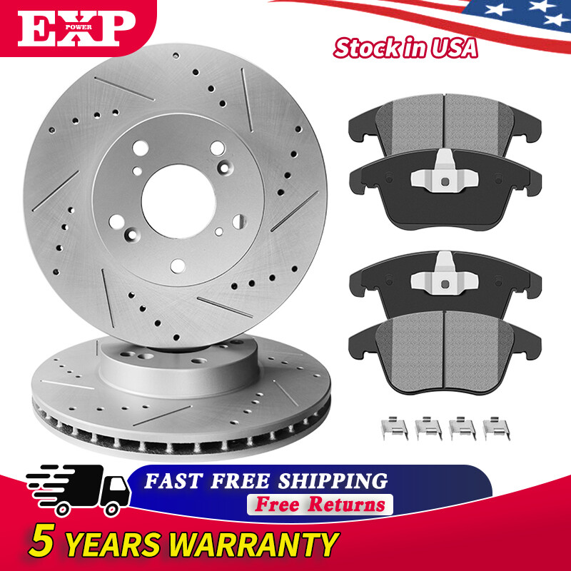 Front Disc Rotors Brake Pad for Town & Country Dodge Grand Caravan Journey