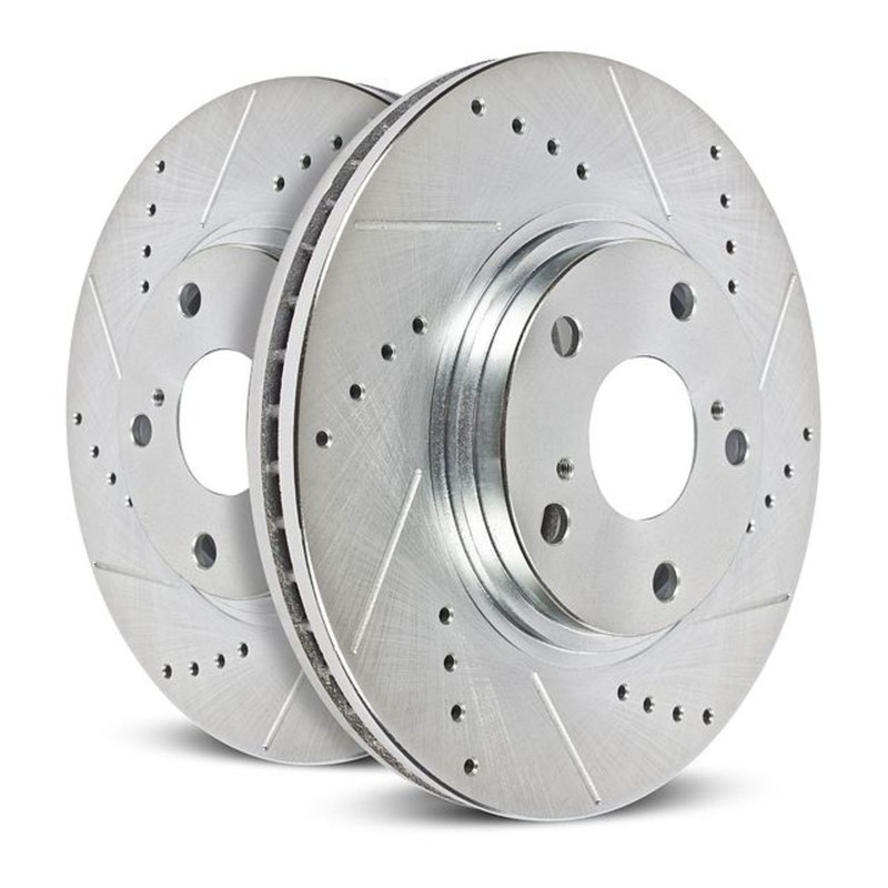 JBR1909XPR Powerstop 2-Wheel Set Brake Discs Rear for Hyundai Sonata Kia K5 gallery