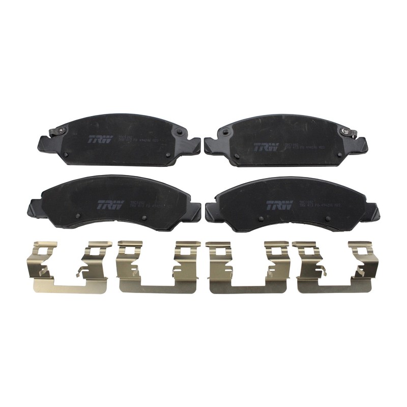 DuraGo Front Rotor TRW Pro Ceramic Disc Brake Pad Kit For Sierra 1500 Denali AWD gallery