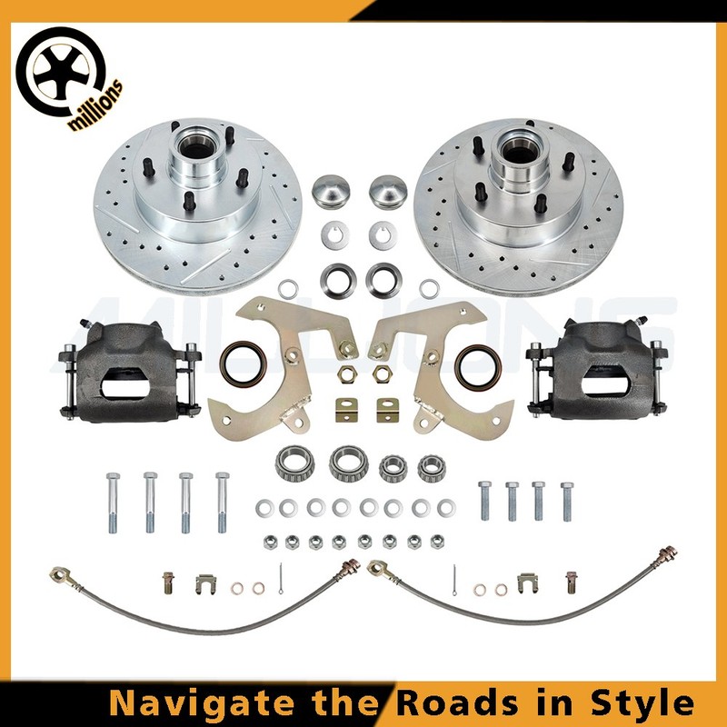 For 1949-54 Chevy/ 53-62 Corvette Front 11″ Disc Brake Conversion Kit 5 on 4-3/4