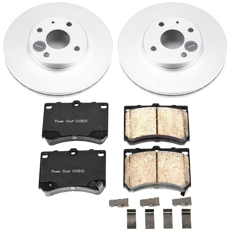 CRK4238 Powerstop Brake Disc and Pad Kits 4-Wheel Set Front & Rear for Tracer gallery