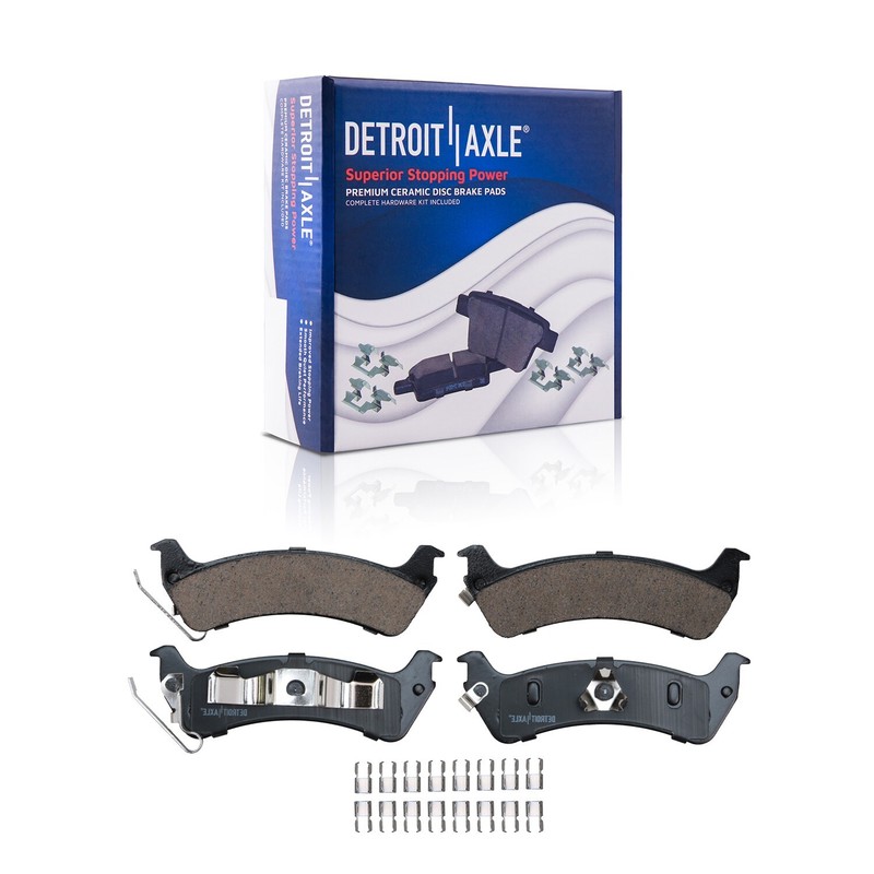 Rear Brake Rotors + Ceramic Pads for 1994 - 1996 1997 1998 Jeep Grand Cherokee gallery