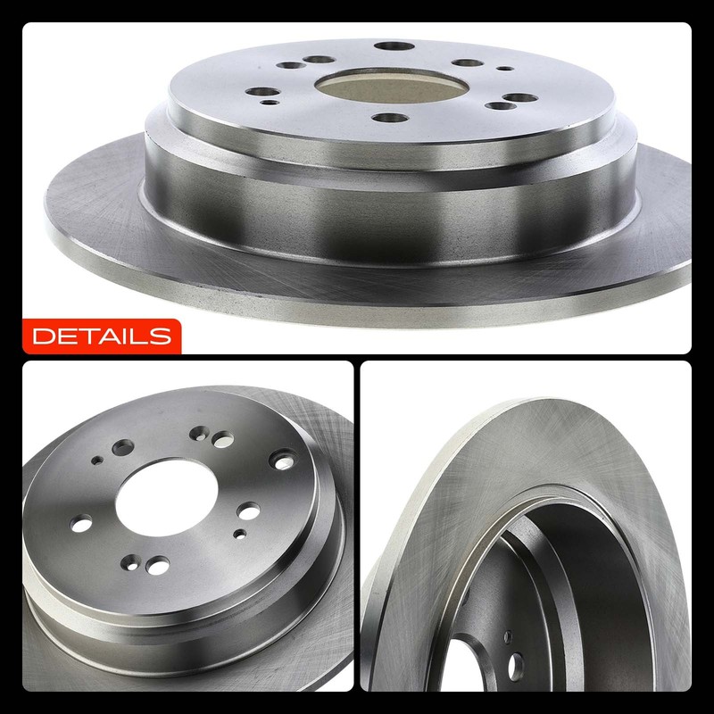 A-Premium Front Side Disc Brake Rotors for Ford Escape 2013-2019 C-Max Volvo C30 gallery