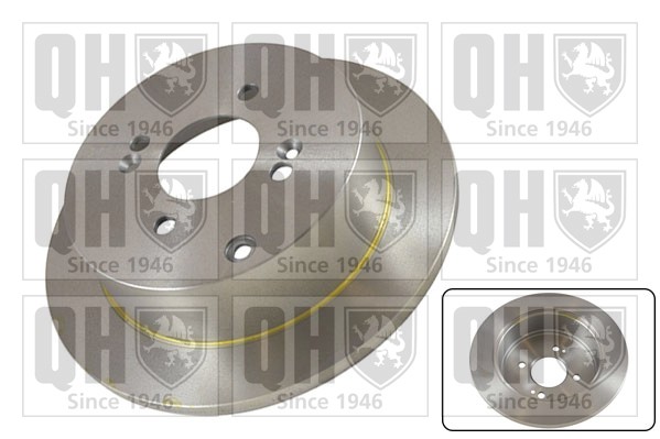 2x Brake Discs Pair Solid fits KIA RIO Mk2 1.5D Rear 05 to 11 D4FA 262mm Set QH gallery