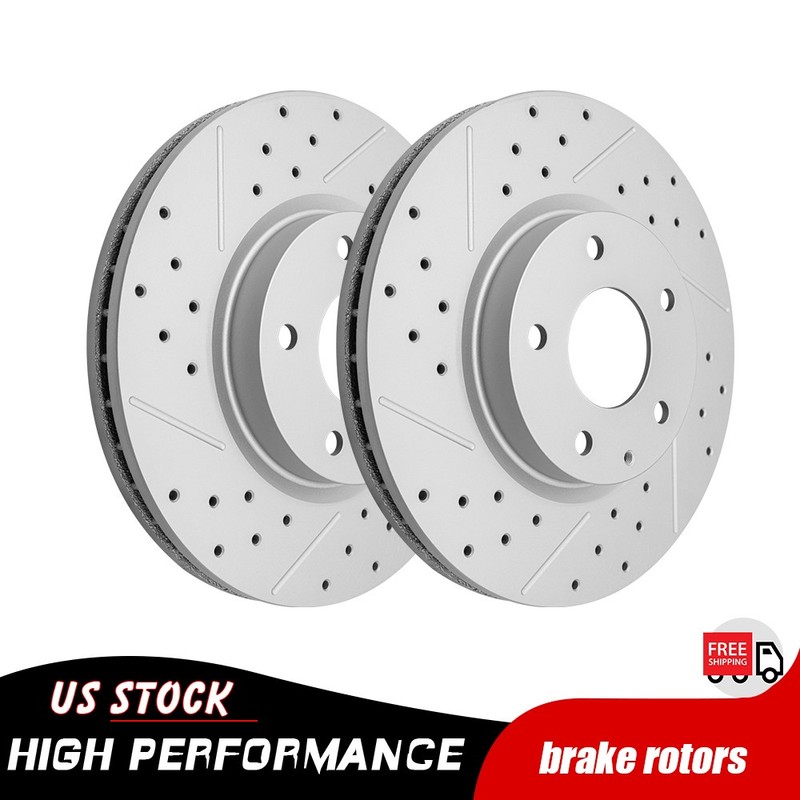 297mm Front Drilled Disc Brake Rotors for 2014 2015 2016 2017 Mazda 6 CX-5