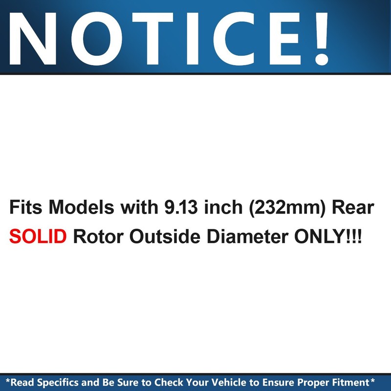 232mm REAR Disc Rotors Brake Pads for 2000 2001 2002 2003 2004-2006 Audi TT gallery
