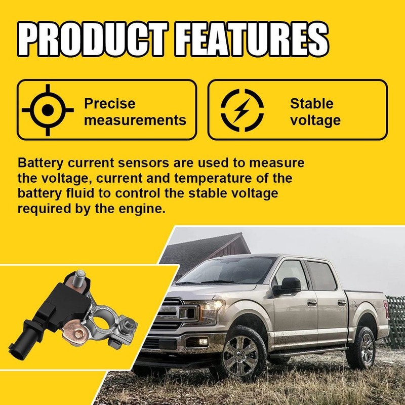 1-10PCS 2-Pin Battery Current BMS Sensor Fit 2018-2020 Ford F-150 GK2T-10C652-BA gallery