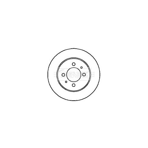 BORG & BECK Brake Disc BBD4200