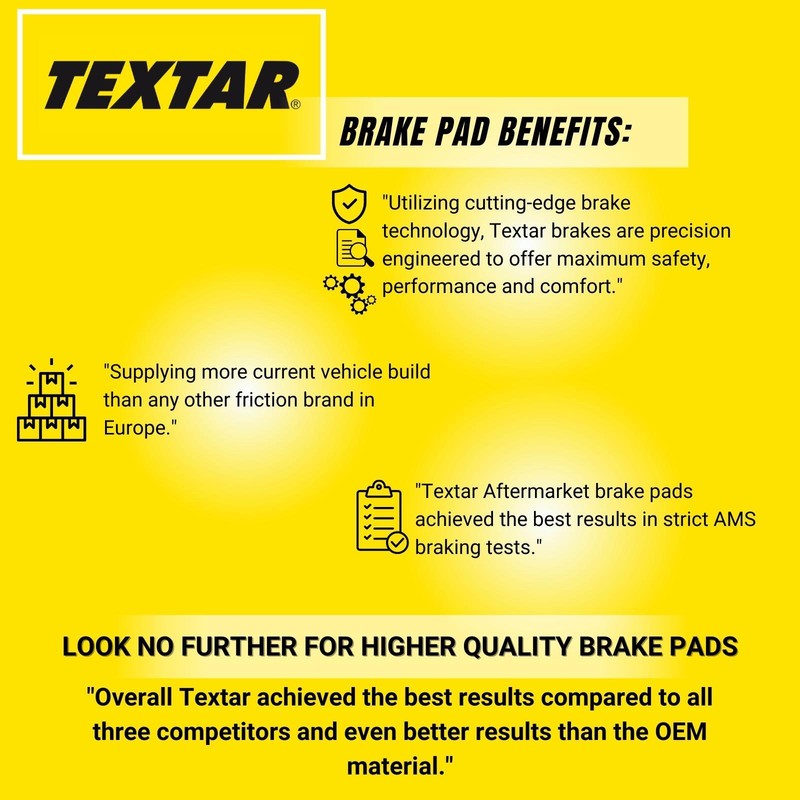 Ate Rear Brake Disc Textar Pad Kit 1998-03 Mercedes E320 Wagon German Ate 412149 gallery