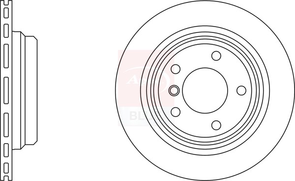 2x Brake Discs Pair Vented fits BMW 525 E39 2.5 Rear 00 to 04 298mm Set Quality gallery