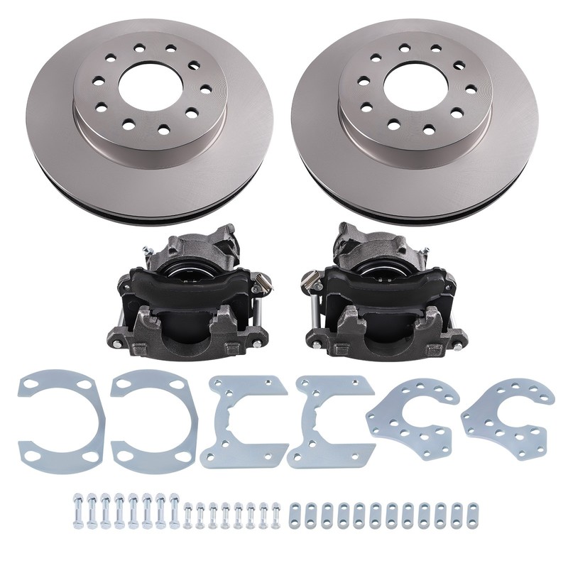 Complete Rear Disc Set Fit for Ford 9" Axle Big Bearing Style w/Caliper & Rotor gallery