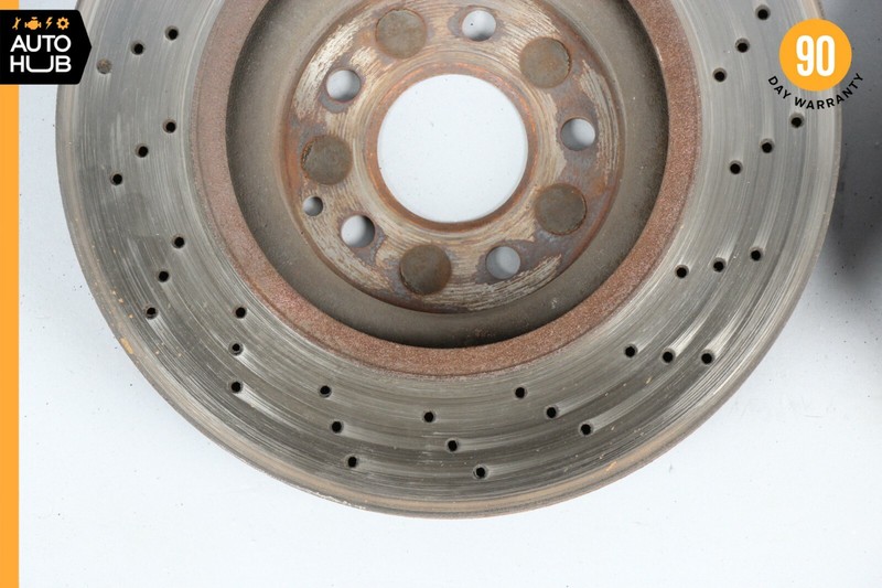 Mercedes W211 E350 SL500 SL550 Front Left & Right Brake Rotors Disc Set of 2 OEM gallery